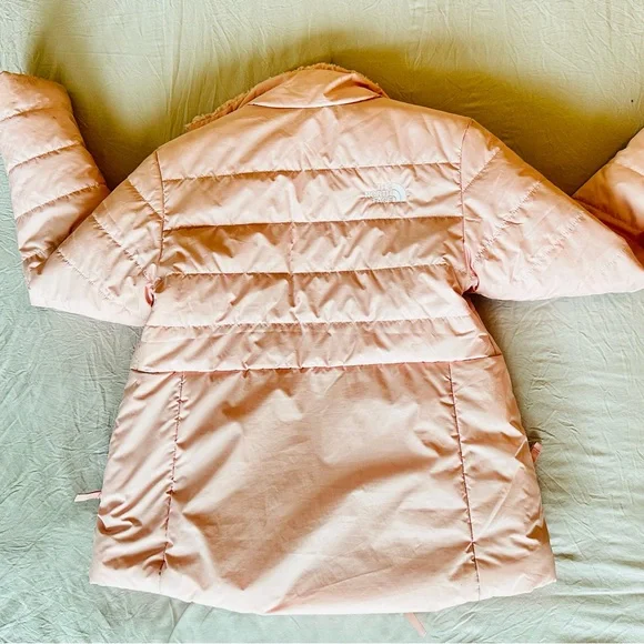 The North Face Reversible Mossbud Swirl Jacket Girls - Picture 5 of 11